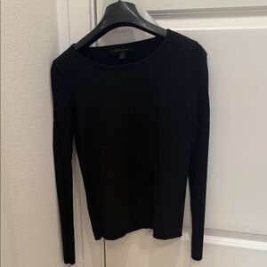 Armani Exchange Classic Black Long Sleeve Tee